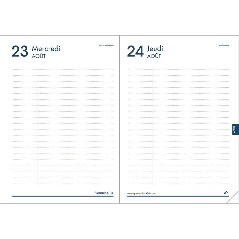 3371010497874-Agenda Shaman - 1 jour par page - 12 x 17 cm - vers l'infini et mon matelas - Quo Vadis-P_405130407_2-1