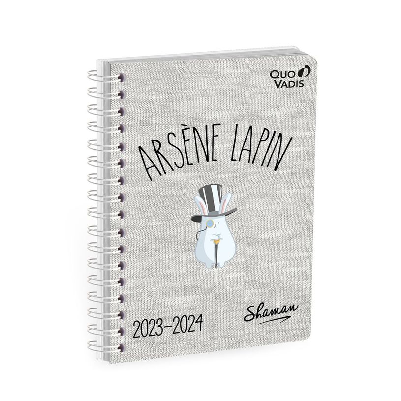 3371010497928-Agenda à spirale Shaman - 1 jour par page - 12 x 17 cm - Arsène - Quo Vadis-P_405130410_1-0