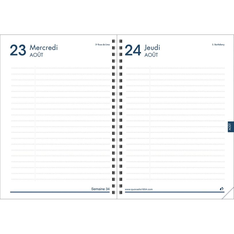3371010497928-Agenda à spirale Shaman - 1 jour par page - 12 x 17 cm - Arsène - Quo Vadis-P_405130410_2-1