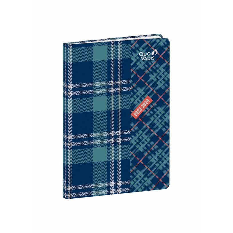 3371010497959-Agenda Stylish - 1 semaine par page + 1 page de note - 16 mois - 15 x 21 cm - écossais - -P_405130420_1-0