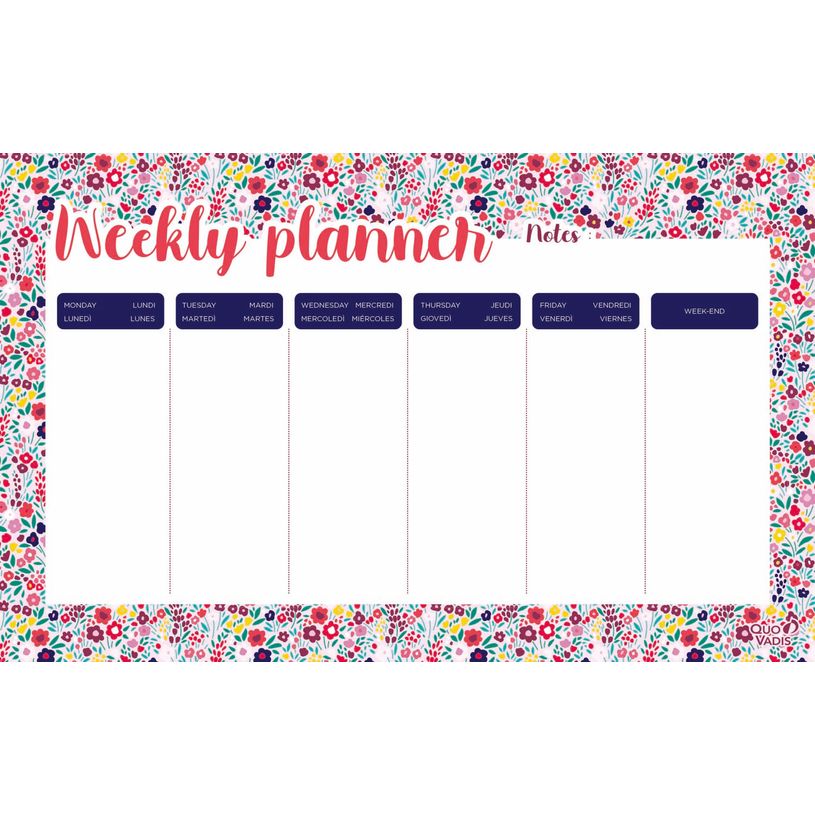 3371010501441-Quo Vadis - Sous-main perpétuel à feuillets - Multilingue - Fantaisie - Perpétuel - 16,5x26,5 cm - Papier Clairefontaine -P_405130437_1-0