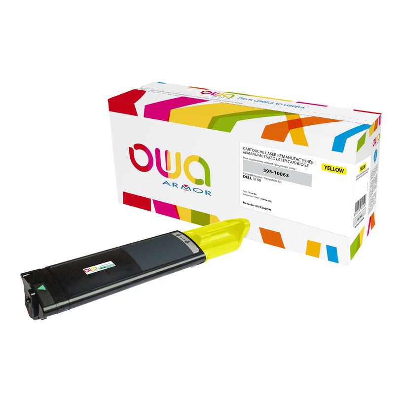 3112539607128-Cartouche laser remanufacturée Dell 593-10063 - jaune - Owa-P_405130647_1-0