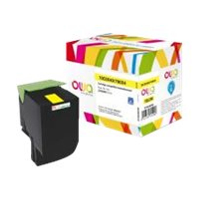 3112539705008-Cartouche laser remanufacturée Lexmark 700X4 - jaune - Owa-P_405130834_1-0