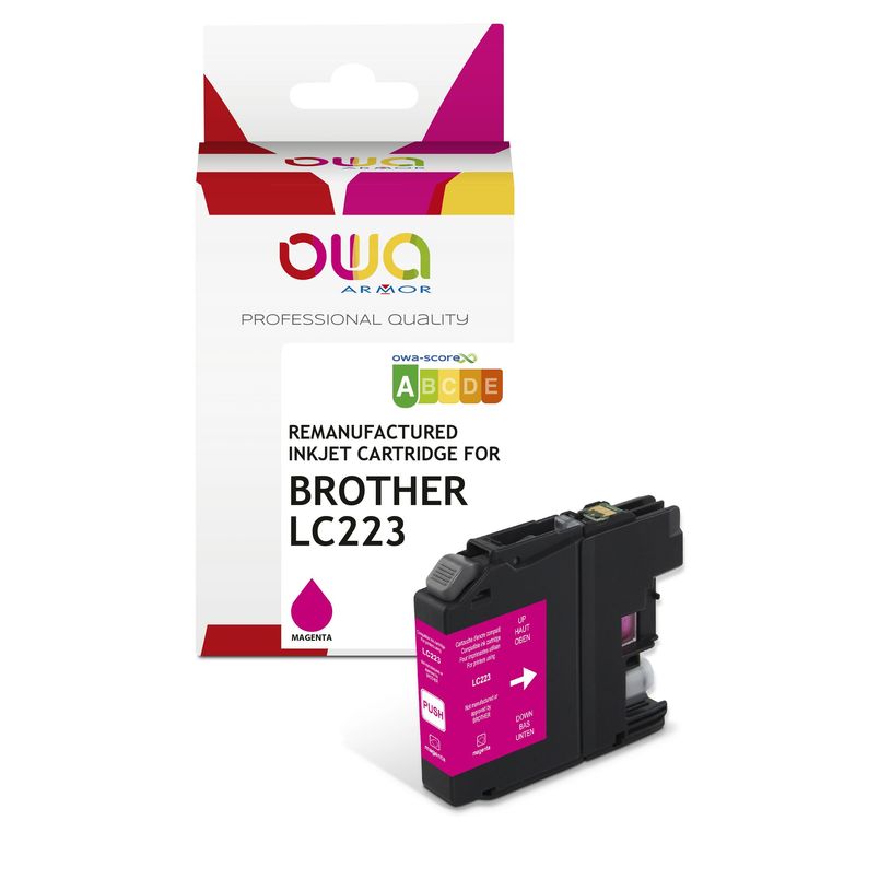 3112539783938-Cartouche remanufacturée Brother LC223 - magenta - Owa--0