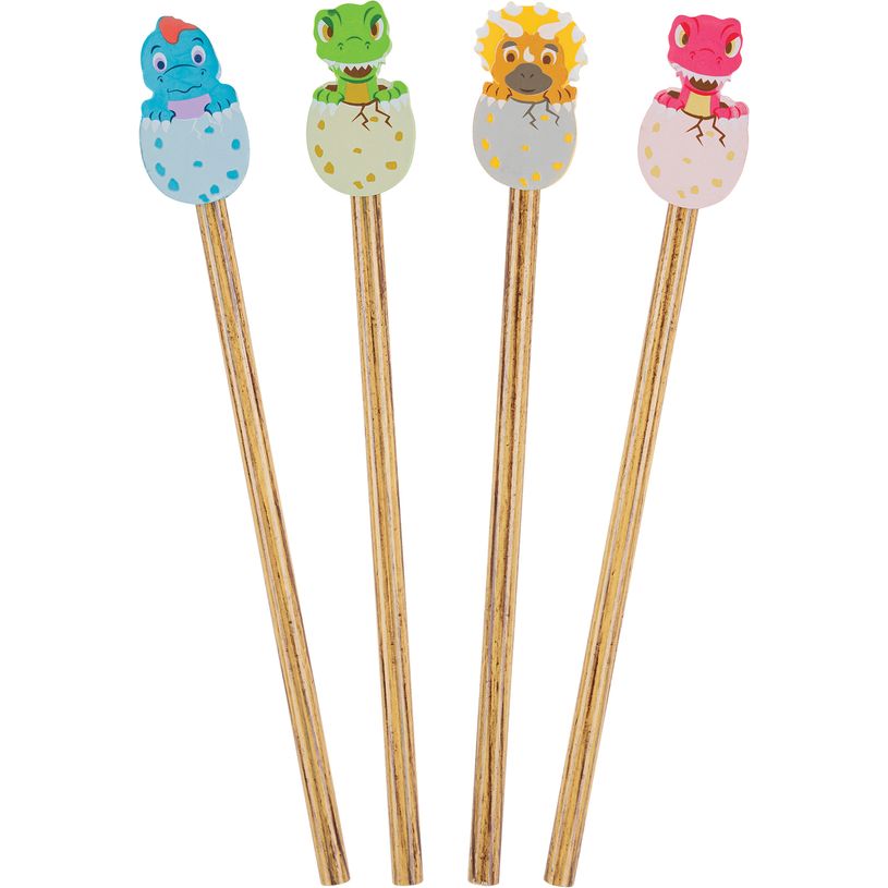 3664447147932-Crayon de bois Dino - 7,5 x 9,5 cm - Oberthur--1