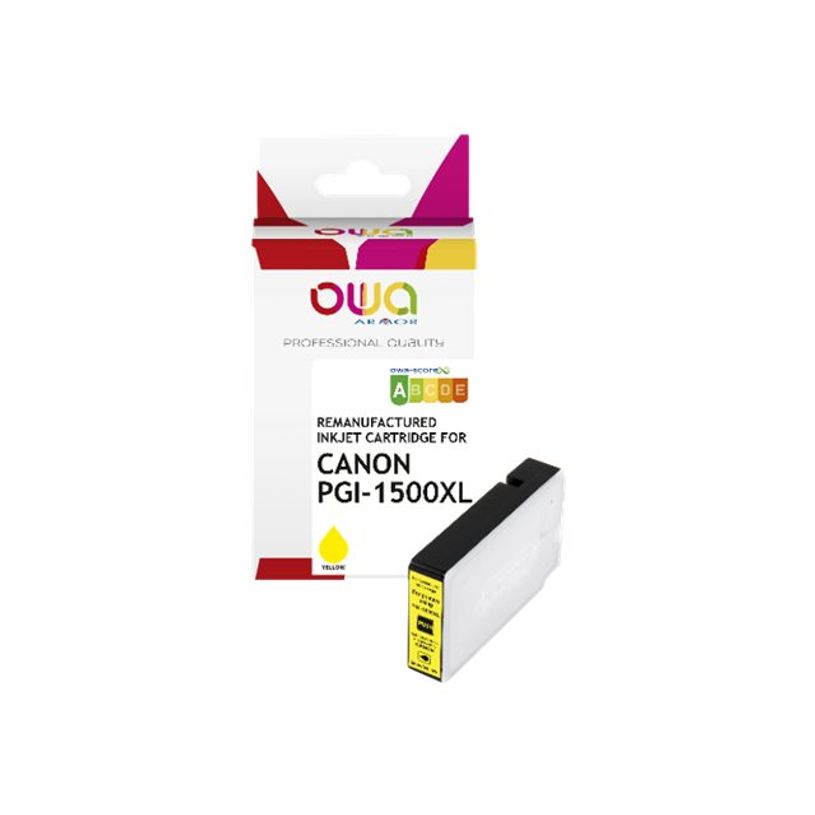 3112539783983-Cartouche remanufacturée Canon PGI-1500XL Y - jaune - Owa-P_405131039_1-0