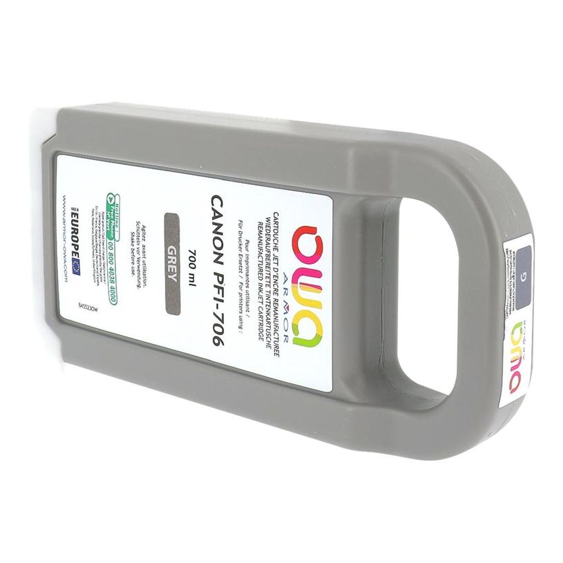 3112539753849-Cartouche remanufacturée Canon PFI-706 - gris - Owa-P_405131162_1-0
