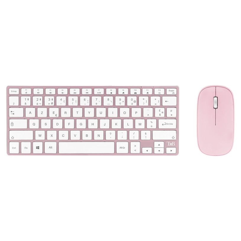 3303170111031-T'nB iClick - ensemble clavier sans fil et souris sans fil - rose-P_405131530_4-0