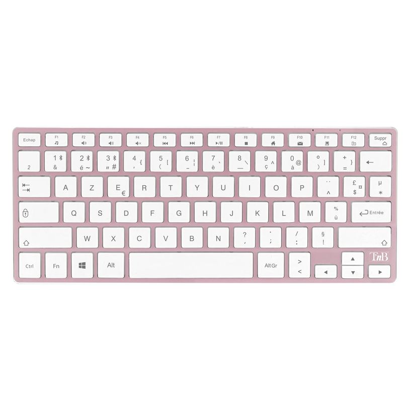 3303170111031-T'nB iClick - ensemble clavier sans fil et souris sans fil - rose-P_405131530_7-3