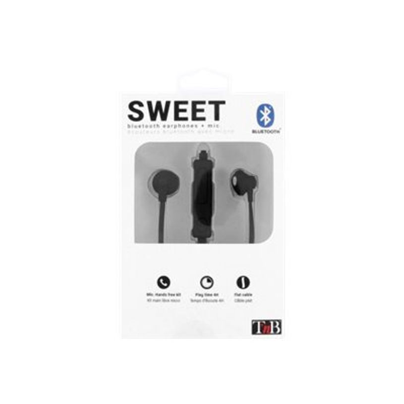 3303170098448-T'nB SWEET - Kit main libre - Ecouteurs filaire avec micro - intra-auriculaire - noir-P_405131541_2-3