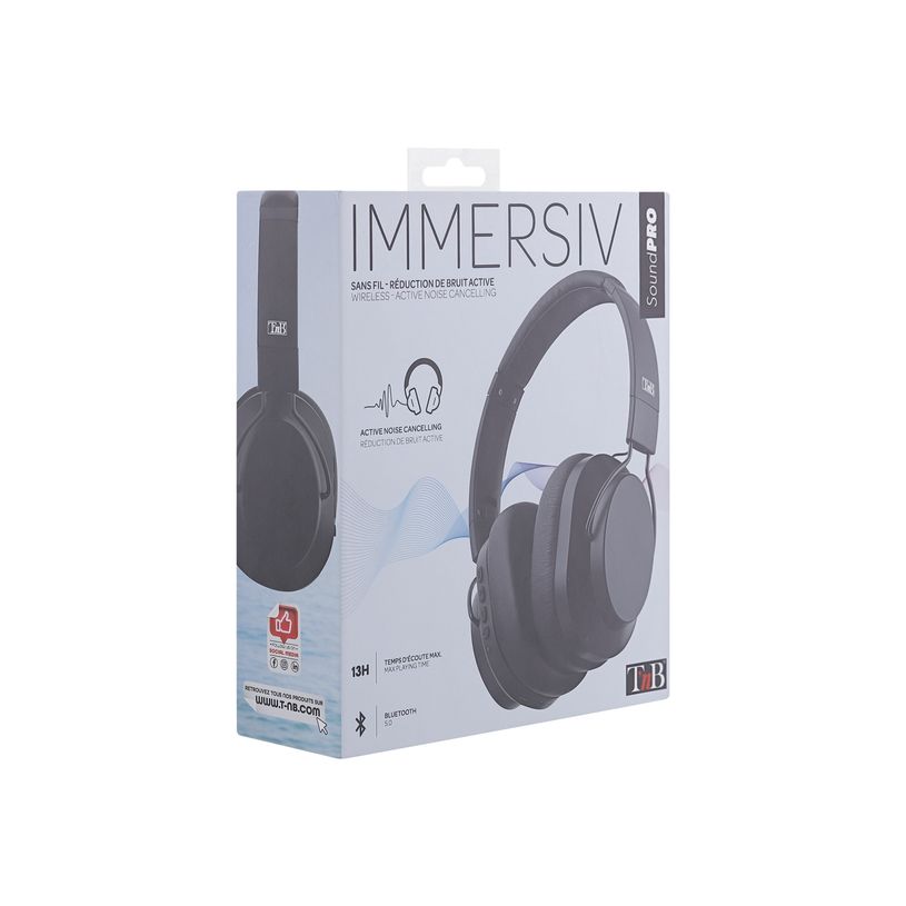 3303170104491-T'nB IMMERSIVE - casque sans fil avec micro - à réduction de bruit active - noir-P_405131552_6-5