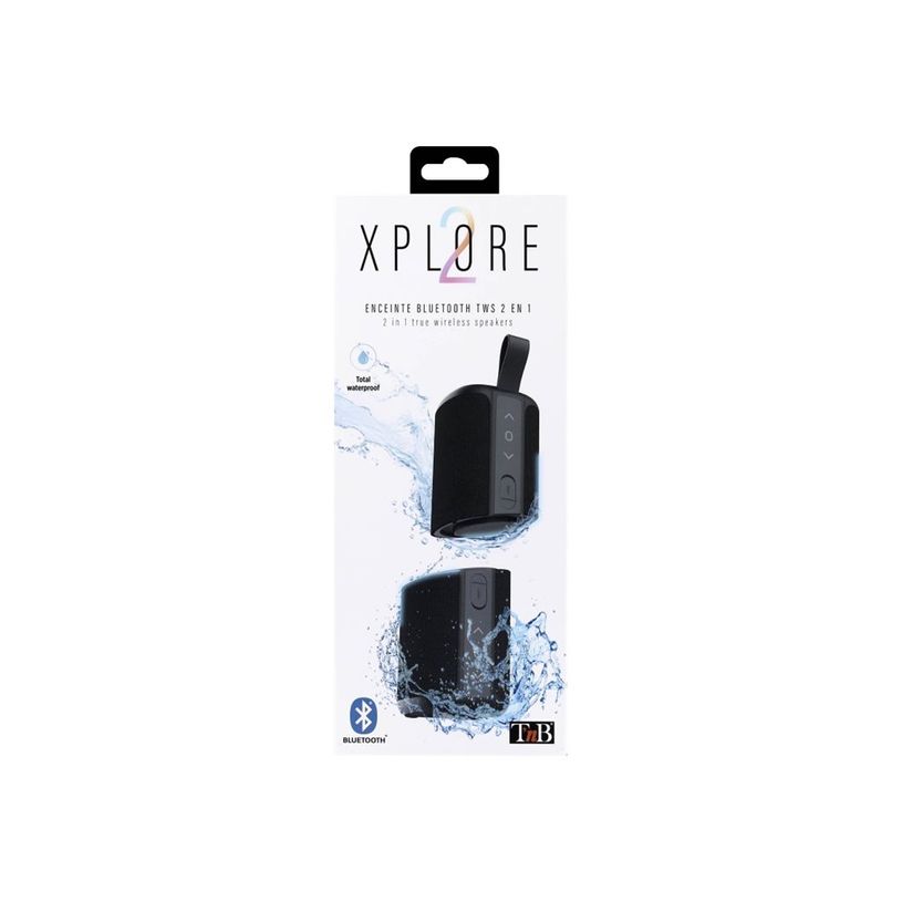 3303170097342-T'nB XPLORE - enceinte sans fil Bluetooth - waterproof - séparable en 2 - noir-P_405131553_1-5