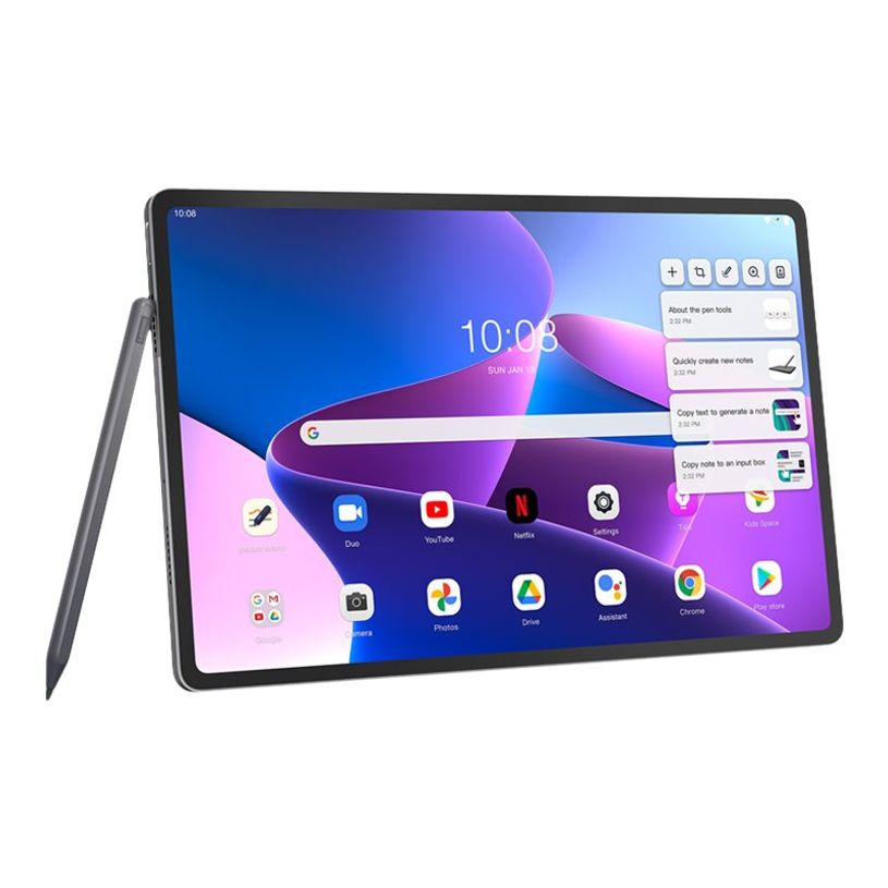 0196118109527-Lenovo Tab P12 Pro ZA9D - tablette 12,6" - 128 Go - gris-P_405131594_8-3