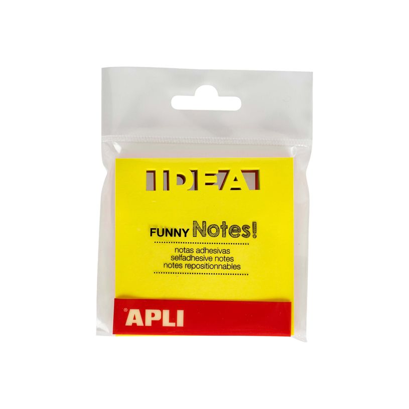 8410782183372-Apli Funny Notes! - Notes adhésives "idea" - 75 x 75 mm - 75 feuilles-P_405131606_3-0
