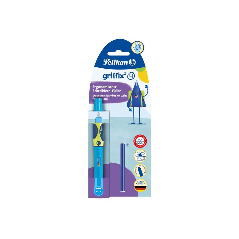 4012700820365-Pelikan Griffix 4 - Stylo plume - bleu/jaune neon-P_405131675_2-3