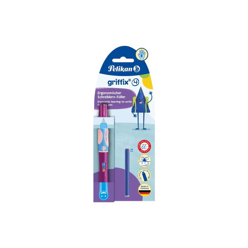 4012700820327-Pelikan Griffix 4 - Stylo plume - pourpre/bleu/rose-P_405131676_2-1