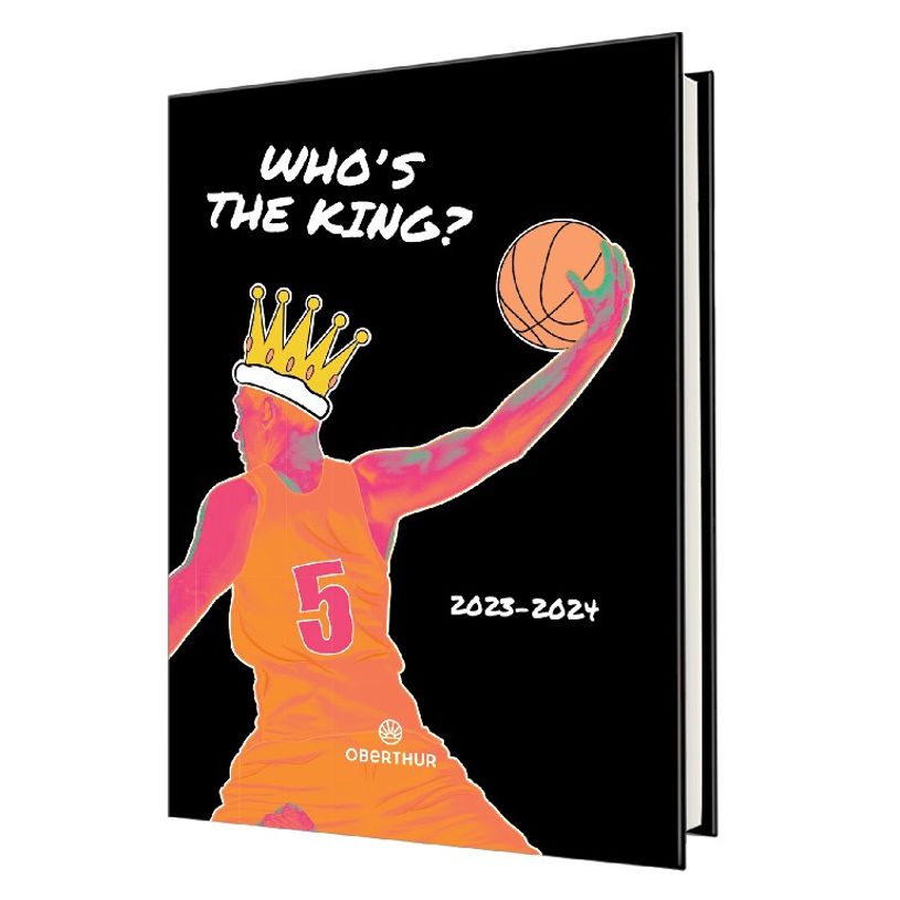 3664447143323-Agenda Basket - 1 jour par page - 12,5 x 17,5 cm - joueur - Oberthur-P_405131871_1-0