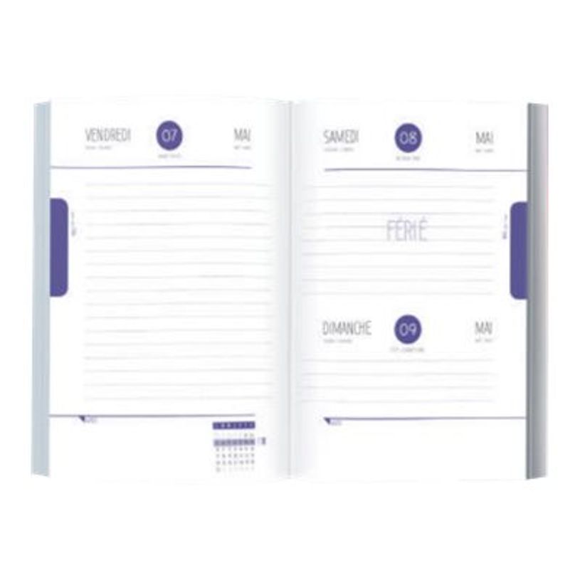 3664447144245-Agenda Feel Good - 1 jour par page - 12,5 x 17,5 cm - Oberthur-P_405131887_1-1