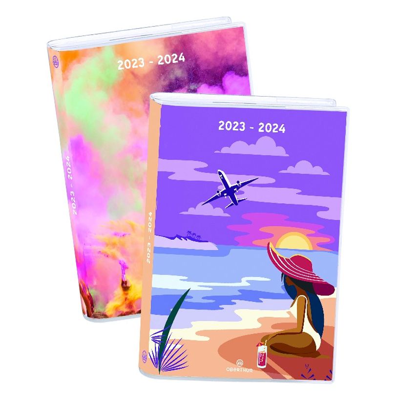 3664447144337-Agenda Design Reversible - 1 jour par page - 13 x 18 cm - girl - Oberthur-P_405131895_1-0