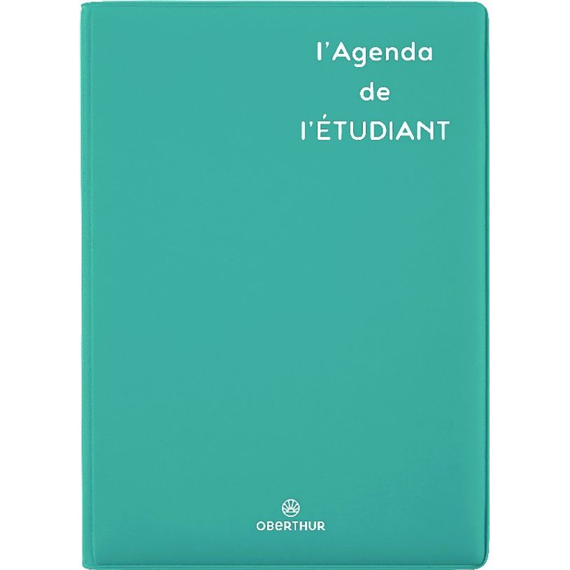 3664447149165-Agenda Humour Gomme - 1 jour par page - 13 x 18,5 cm - turquoise - Oberthur-P_405131909_1-0