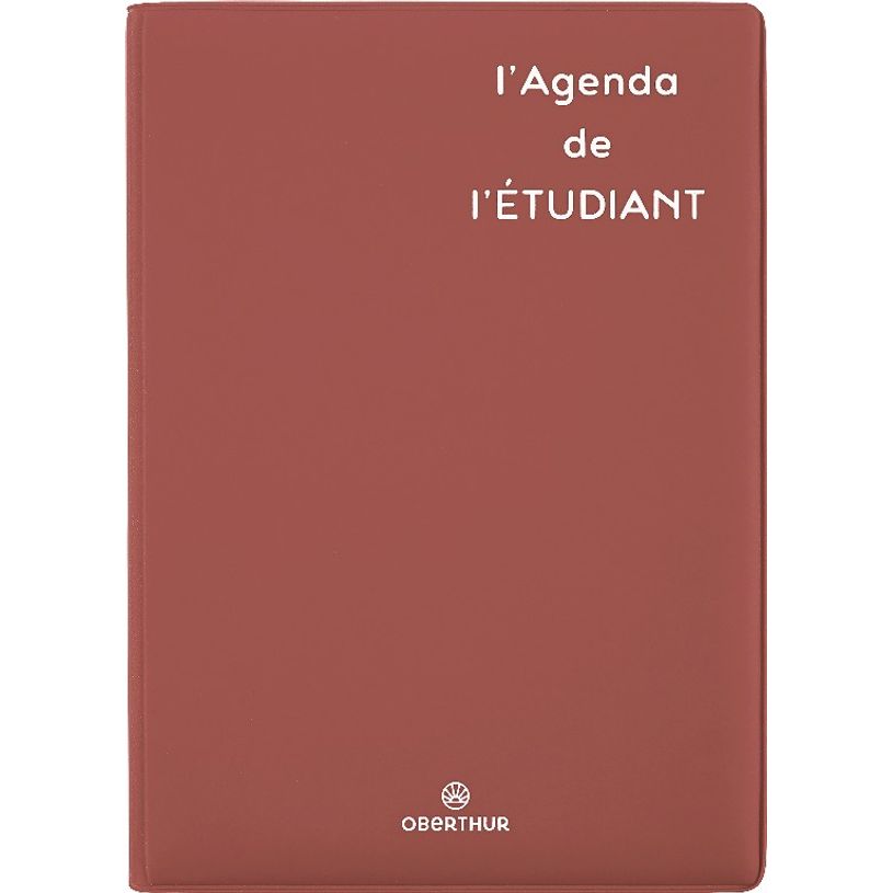 3664447149332-Agenda Humour Gomme - 1 jour par page - 13 x 18,5 cm - vieux rose - Oberthur-P_405131914_1-0