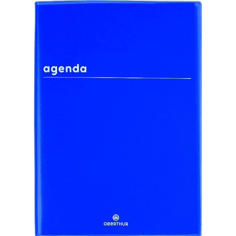 3664447149356-Agenda Boréal - 1 jour par page - 15 x 21,6 cm - bleu - Oberthur-P_405131928_1-0