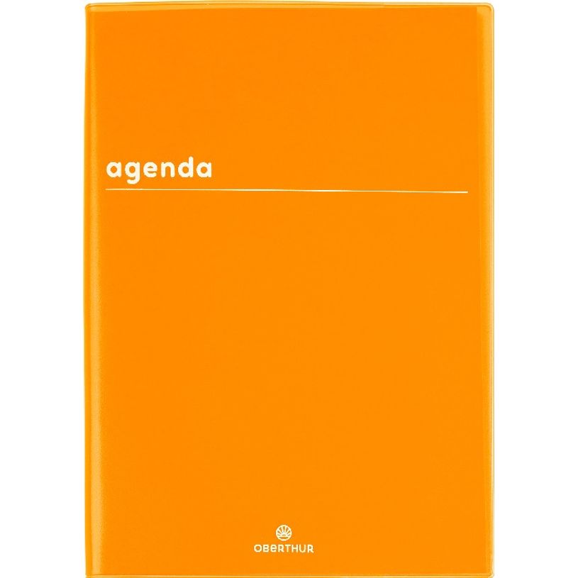 3664447149363-Agenda Boréal - 1 jour par page - 15 x 21,6 cm - moutarde - Oberthur-P_405131929_1-0
