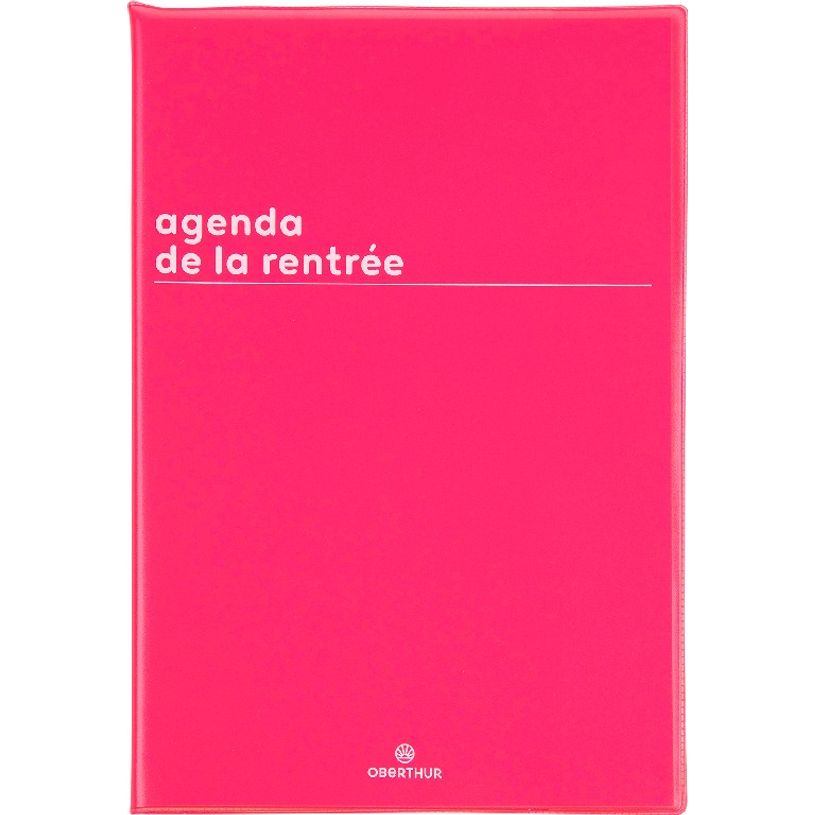 3664447149394-Agenda de la rentrée Boréal - 1 semaine sur 2 pages - 16 x 24 cm - rouge - Oberthur-P_405131932_1-0