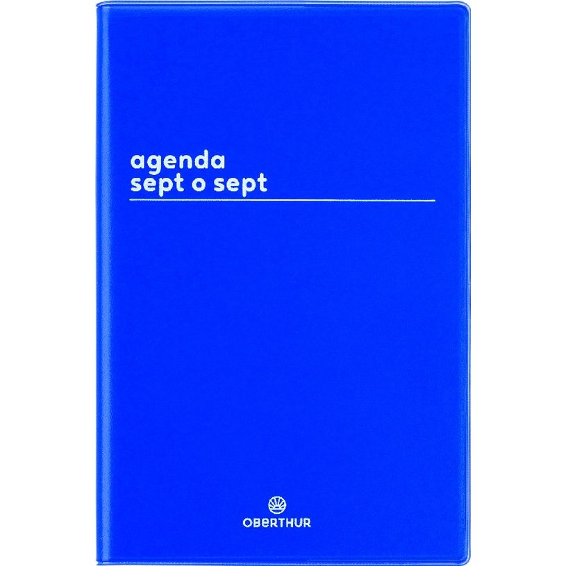 3664447174969-Agenda Boréal Sept O Sept - 1 semaine sur 2 pages - 10 x 15 cm - bleu - Oberthur-P_405131938_1-0