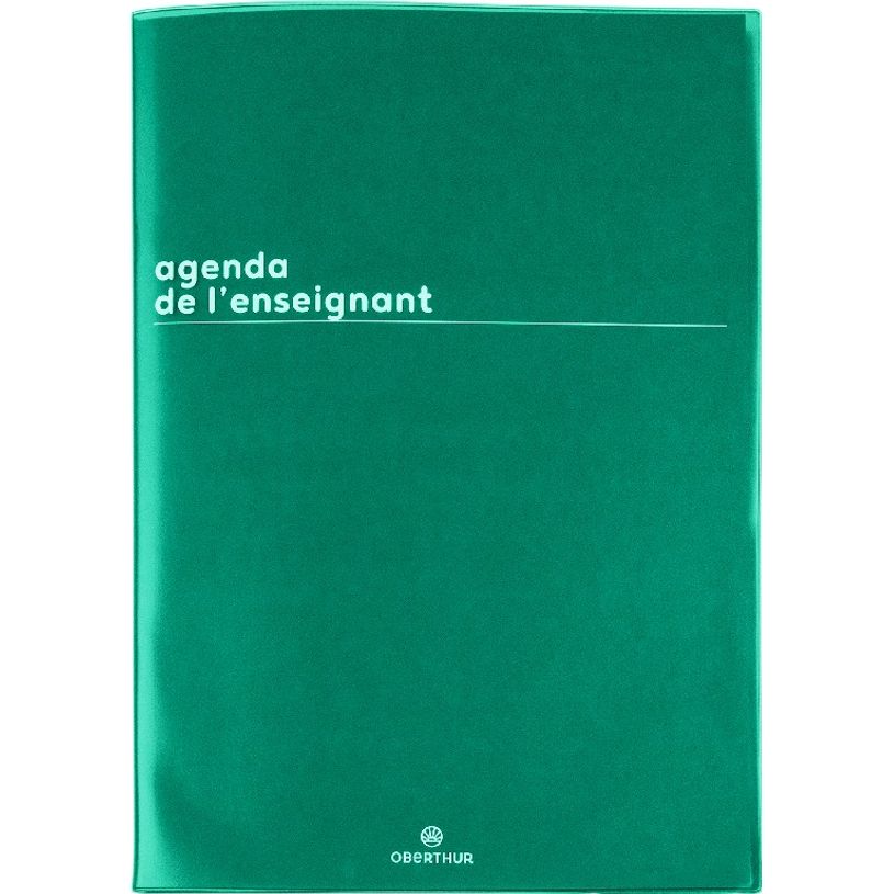 3664447149936-Agenda de l'Enseignant Boréal - 21,5 x 30 cm - vert - Oberthur-P_405131950_1-0