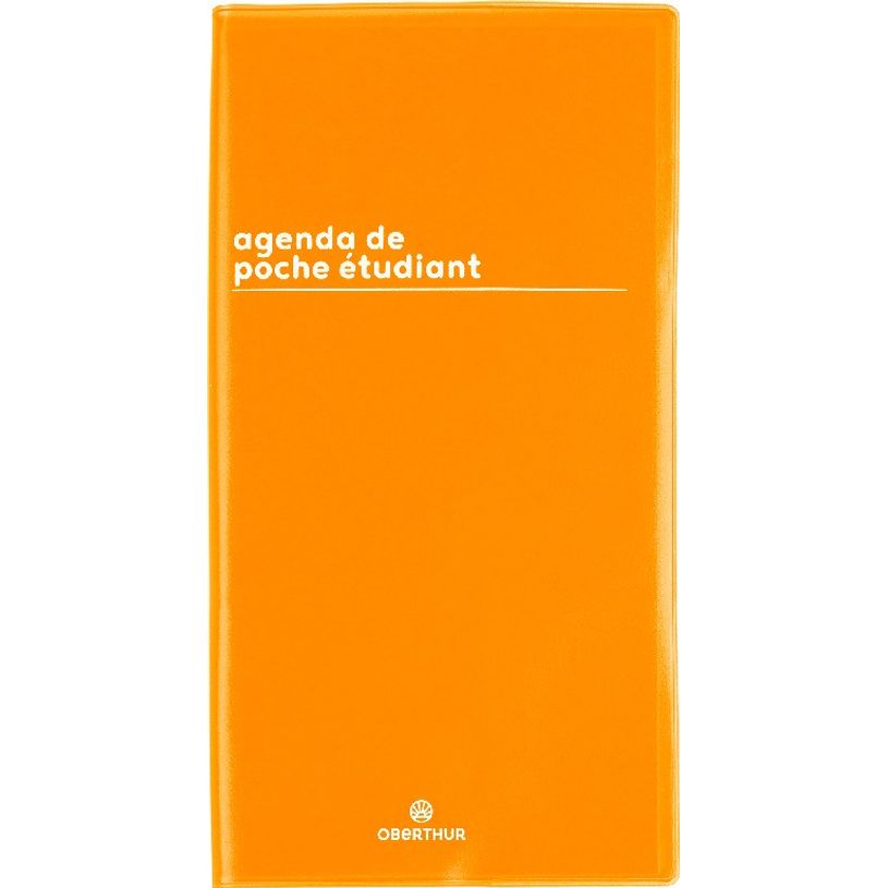 3664447175249-Agenda de poche Boréal Étudiant - 1 semaine par page - 9,5 x 18 cm - moutarde - Oberthur-P_405131954_1-0