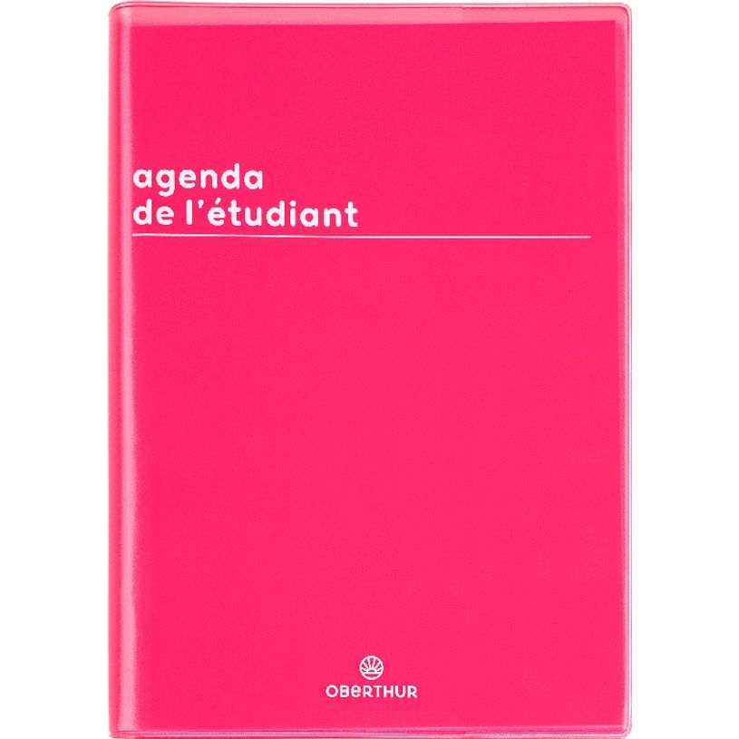 3664447150000-Agenda Boréal - 1 jour par page - 12,5 x 17,5 cm - rouge - Oberthur-P_405131957_1-0
