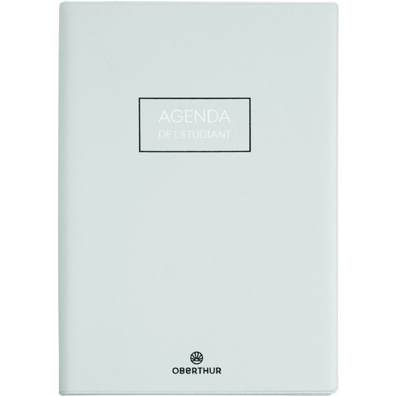 3664447144849-Agenda Cirrus - 1 jour par page - 12,5 x 17,5 cm - gris clair - Oberthur-P_405131967_1-0