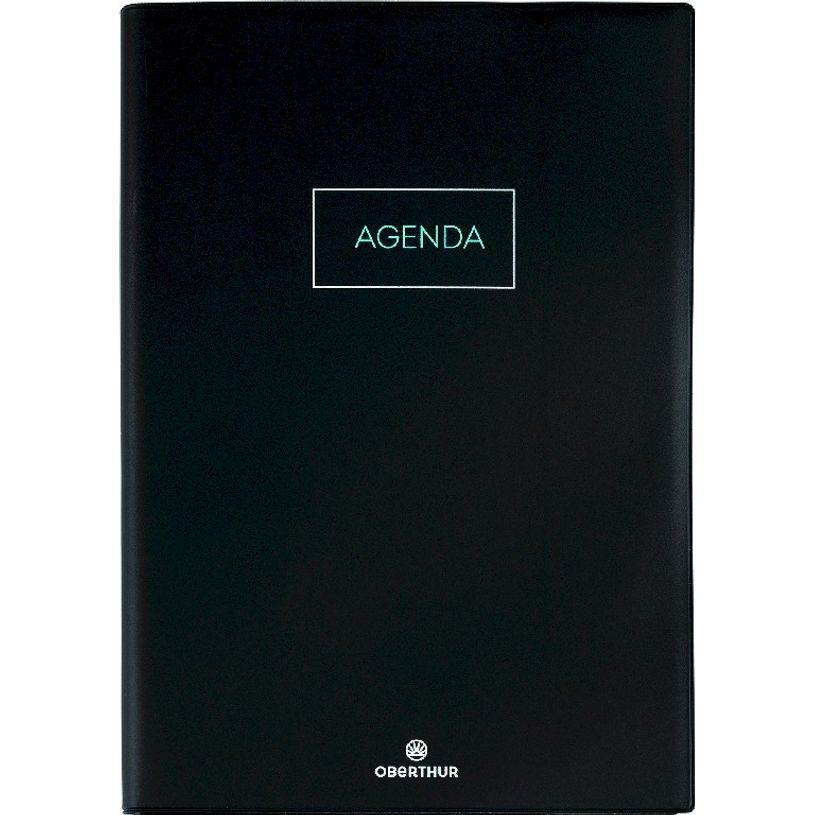 3664447144887-Agenda Cirrus - 1 jour par page - 15 x 21,6 cm - noir - Oberthur-P_405131971_1-0