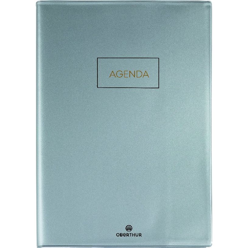 3664447144894-Agenda Cirrus - 1 jour par page - 15 x 21,6 cm - gris clair - Oberthur-P_405131972_1-0
