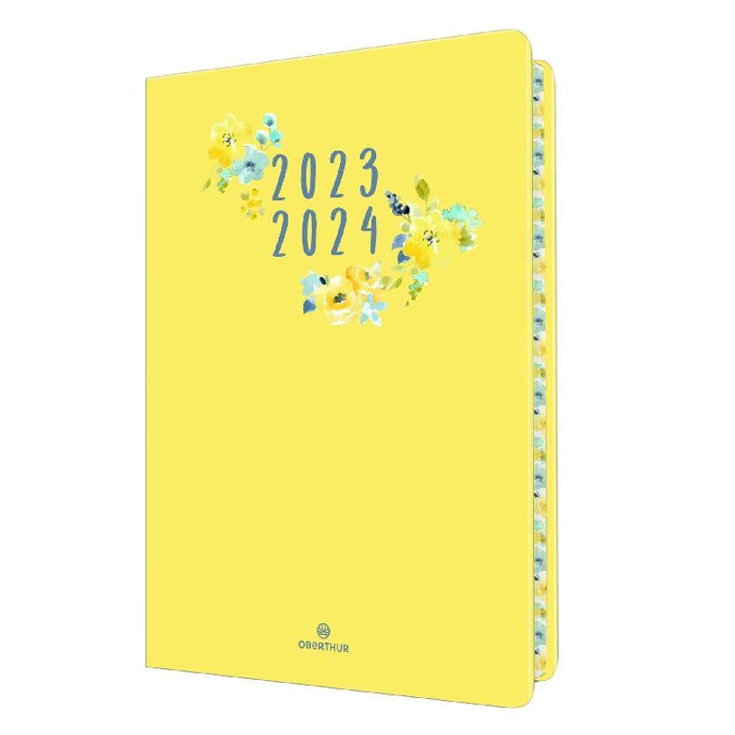 3664447145587-Agenda à élastique Tivoli 25 - 1 semaine sur 2 pages - jaune - Oberthur-P_405131974_1-0