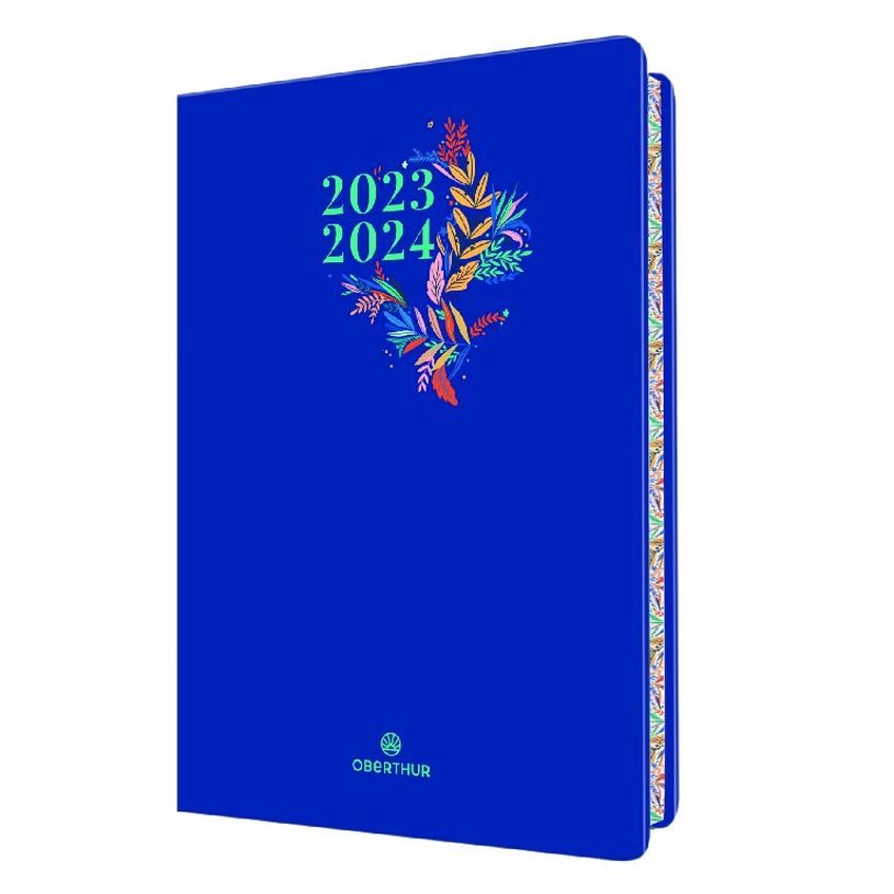 3664447145594-Agenda à élastique Tivoli 25 - 1 semaine sur 2 pages - bleu - Oberthur-P_405131975_1-0