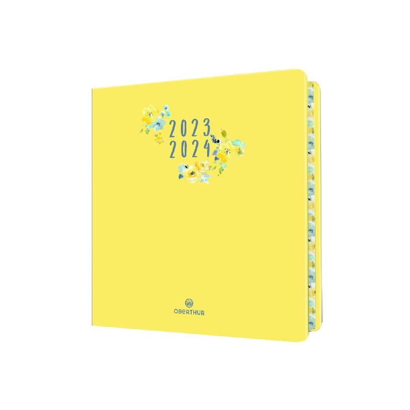 3664447145679-Agenda à élastique Tivoli 15 - 1 semaine sur 2 pages - 10 x 15 cm - jaune - Oberthur-P_405131983_1-0