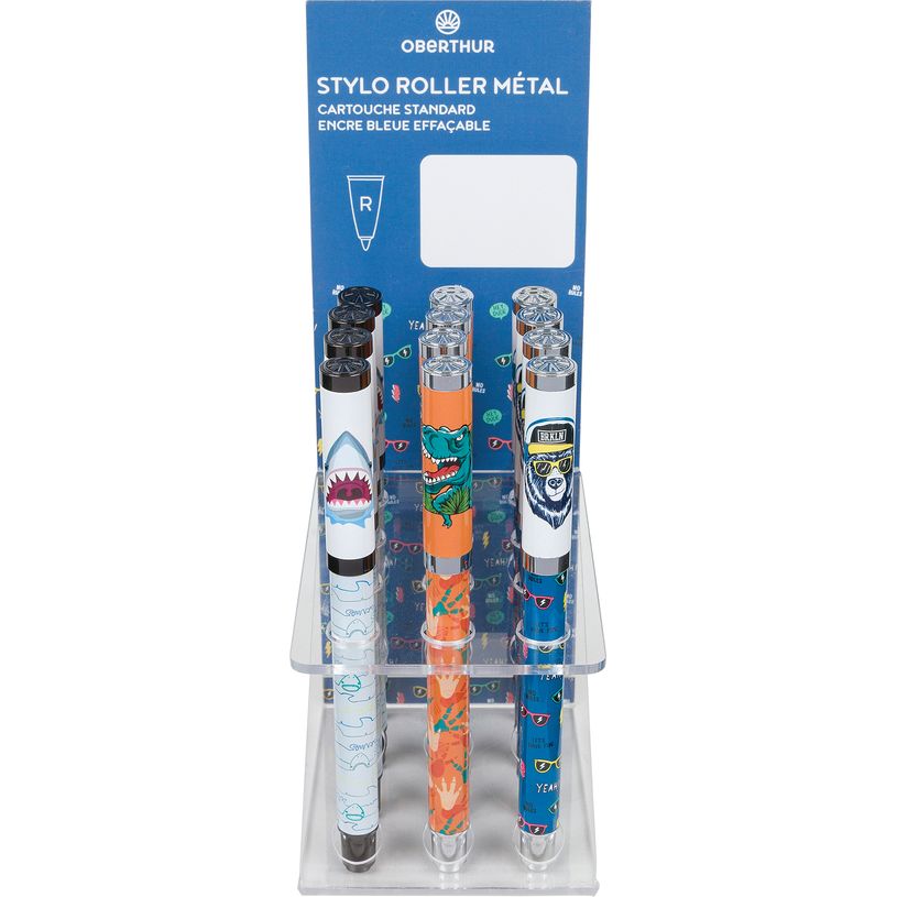 3664447143569-Plume 3D - stylo 13,4 - animaux--0