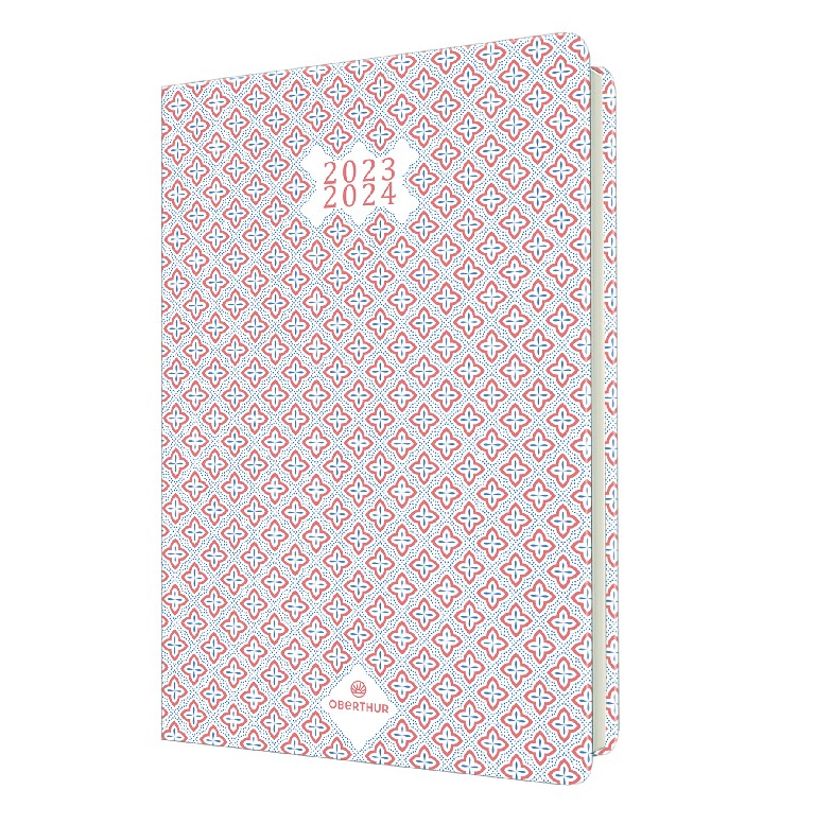 3664447145266-Agenda Chelsea 25 - 1 semaine sur 2 pages - étoiles florales - Oberthur-P_405132014_1-0