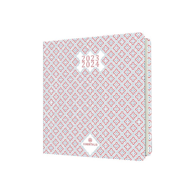 3664447145303-Agenda Chelsea 16 bureau - 1 semaine sur 2 pages - étoiles florales - Oberthur-P_405132018_1-0