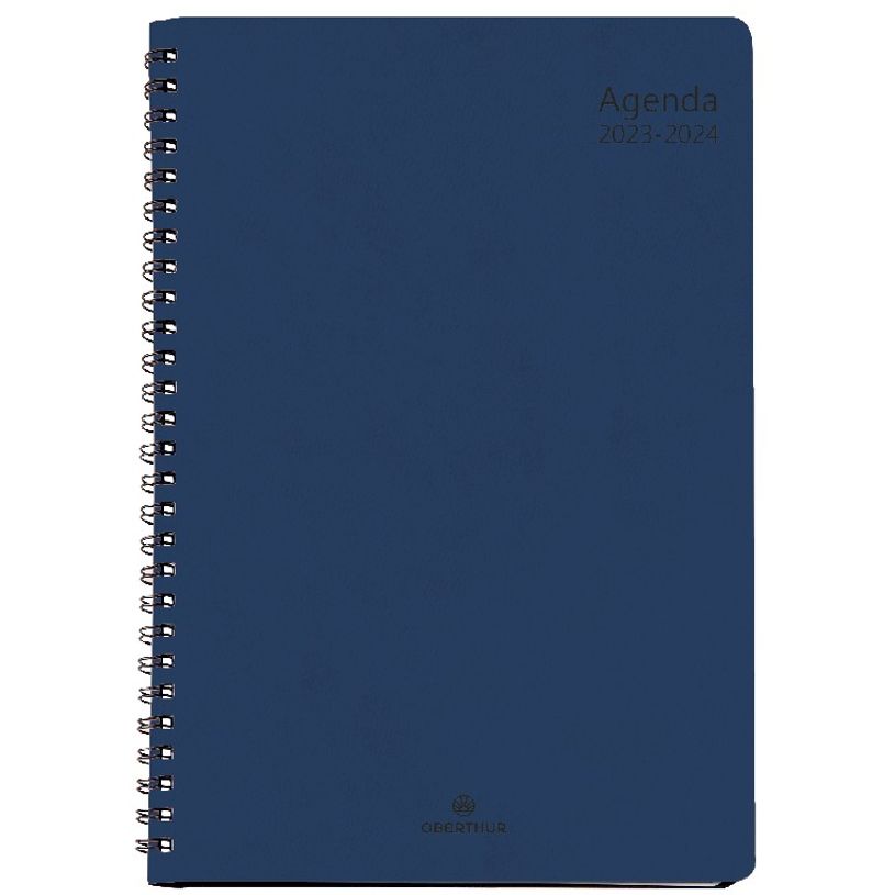 3664447145471-Agenda à spirale Grenade 25 - 1 semaine sur 2 pages - marine - Oberthur-P_405132035_1-0