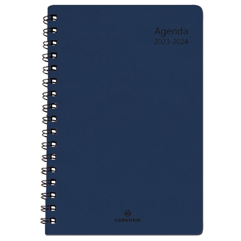 3664447145556-Agenda à spirale Grenade 15 - 1 semaine sur 2 pages - marine - Oberthur-P_405132047_1-0