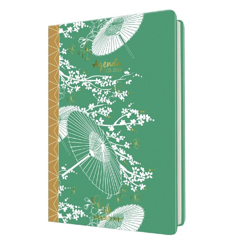 3664447145976-Agenda à élastique Sakura 15 - 1 semaine sur 2 pages - ombrelle - Oberthur-P_405132098_1-0