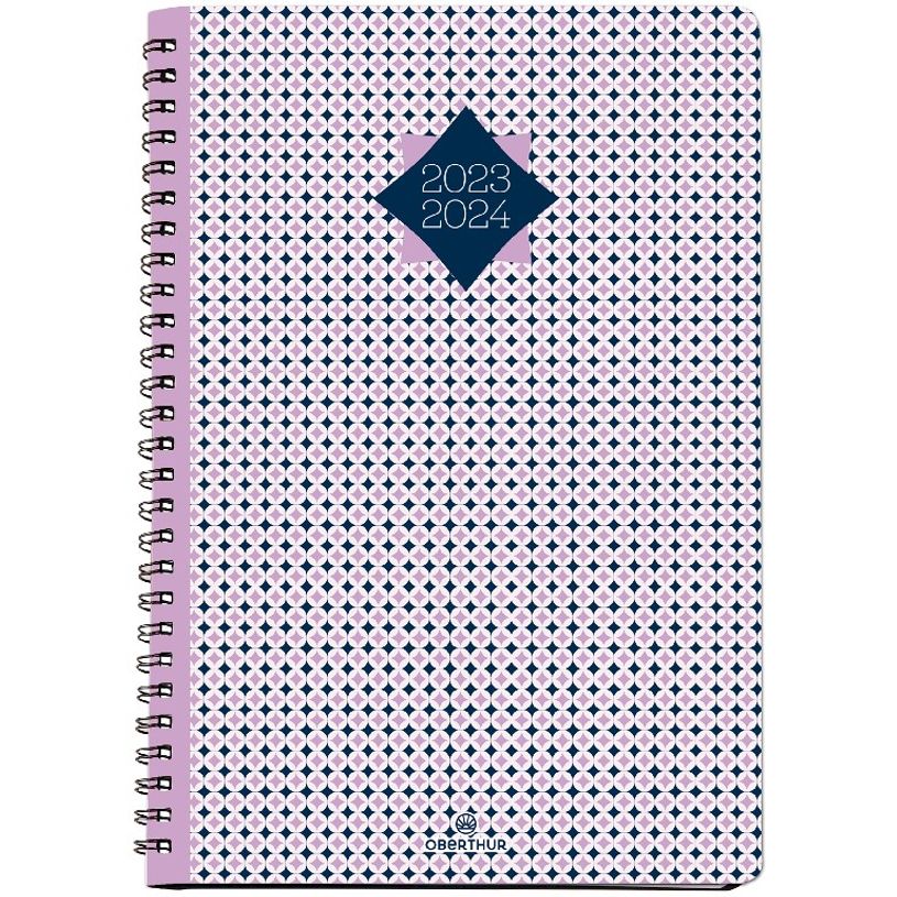 3664447146232-Agenda à spirale Graphik 25 - 1 semaine sur 2 pages - Vichy - Oberthur-P_405132101_1-0