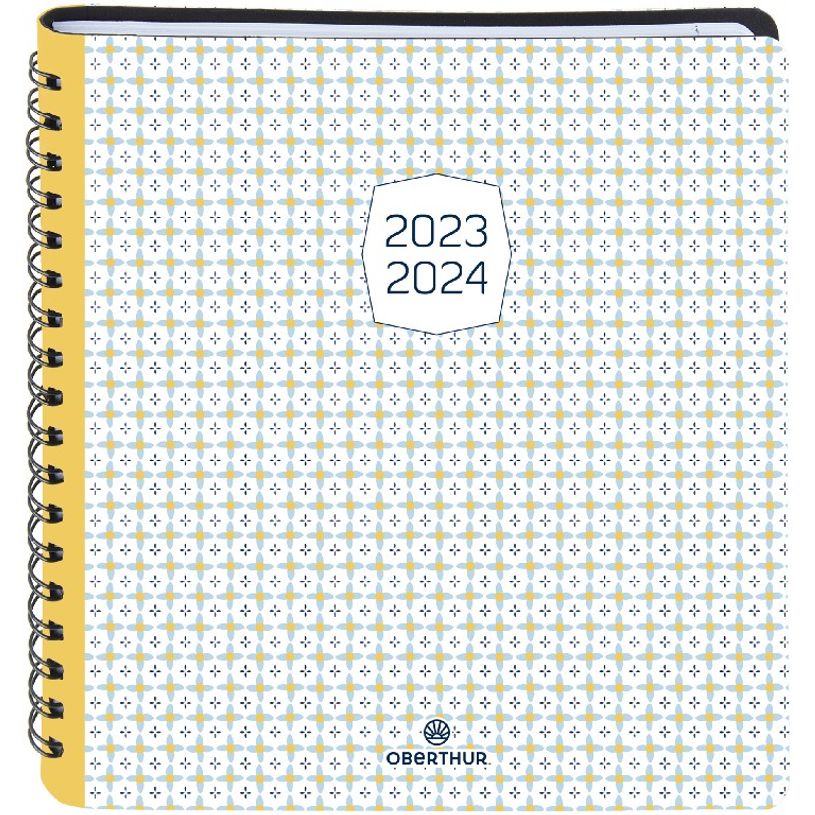 3664447146270-Agenda à spirale Graphik 16 bureau - 1 semaine sur 2 pages - Morocco - Oberthur-P_405132105_1-0