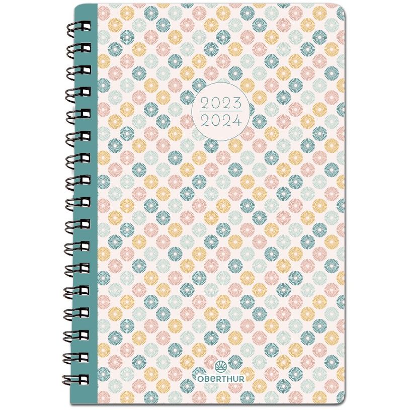 3664447146317-Agenda à spirale Graphik 15 - 1 semaine sur 2 pages - Ethnic - Oberthur-P_405132109_1-0
