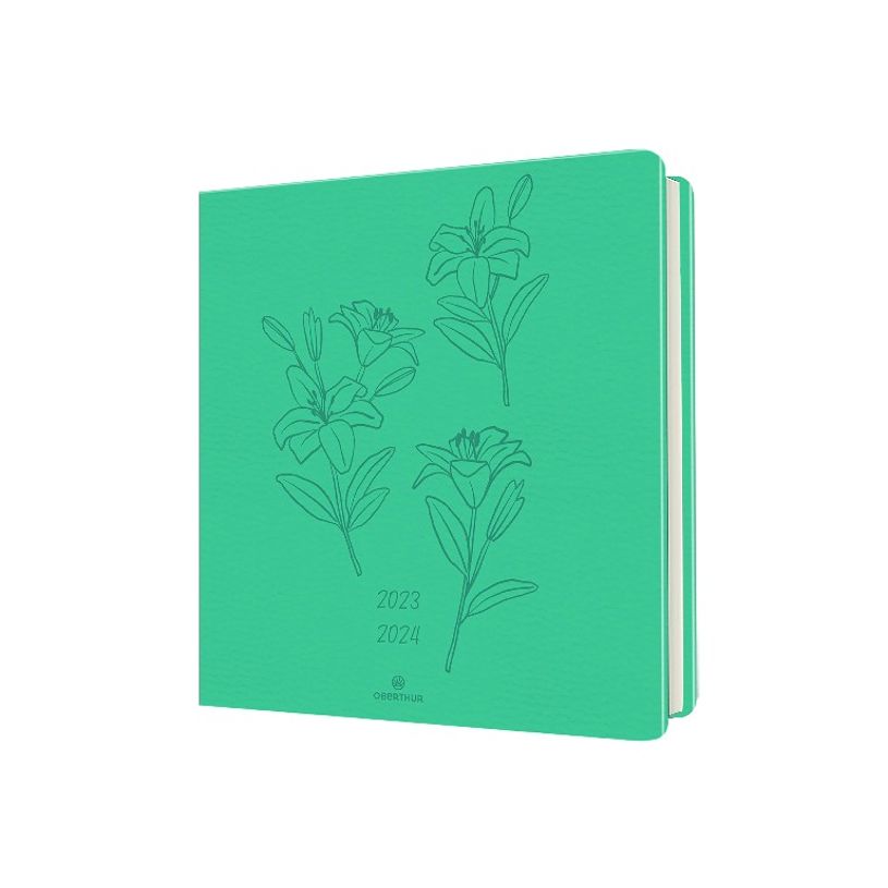 3664447146072-Agenda Summerside 16 bureau - 1 semaine sur 2 pages - vert turquoise - Oberthur-P_405132118_1-0