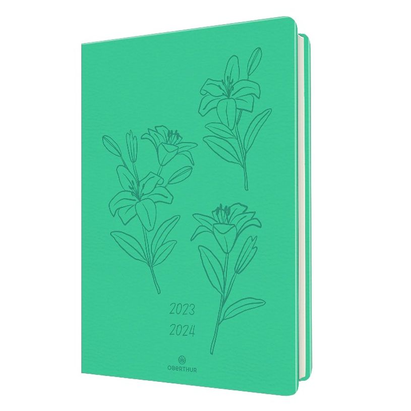 3664447146171-Agenda Summerside 15 - 1 semaine sur 2 pages - vert turquoise - Oberthur-P_405132126_1-0