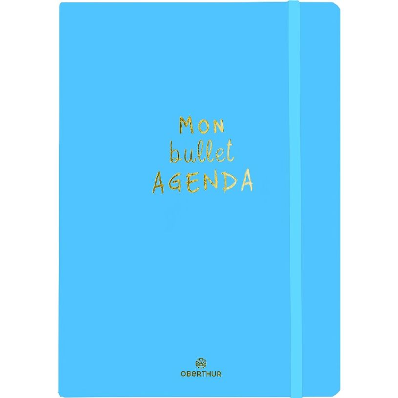 3664447146355-Bullet Agenda - 1 semaine sur 2 pages - 15,5 x 21,5 cm - azur - Oberthur-P_405132130_1-0